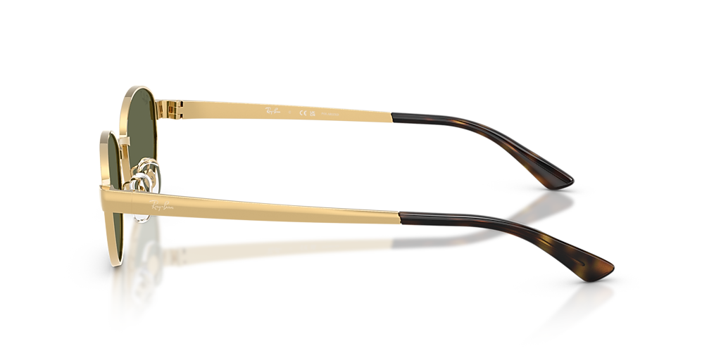 Ray-Ban RB3774D L (55 - 19) with Green lenses and Gold frame