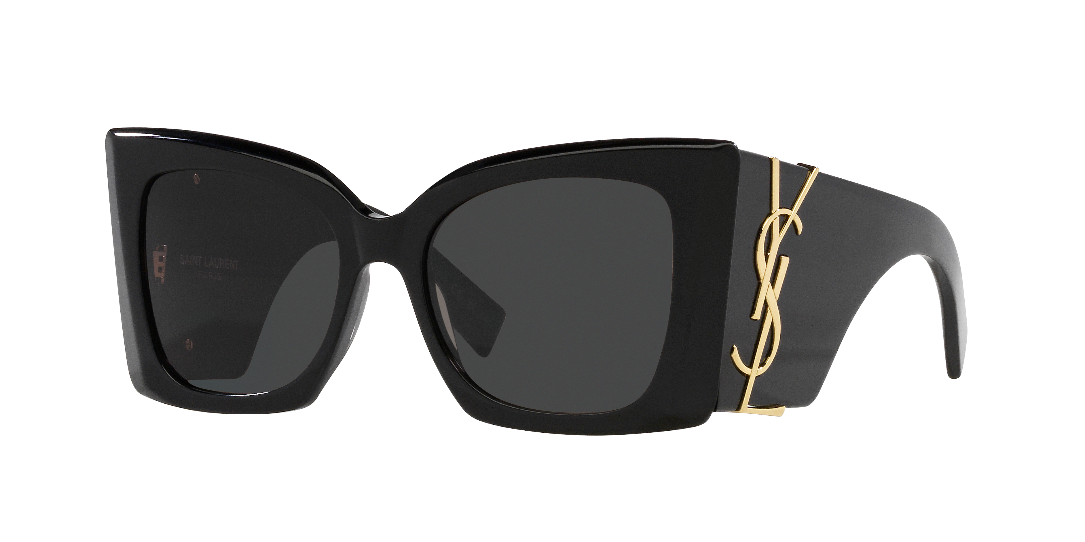 Saint Laurent Woman Sunglass Sl M119 Blaze -  Frame color: Black, Lens color: Black