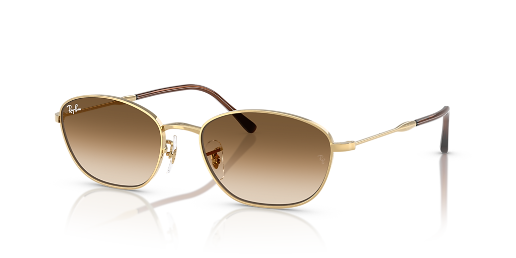 Ray-Ban RB3749 XXL (58 - 18) with Brown lenses and Gold frame