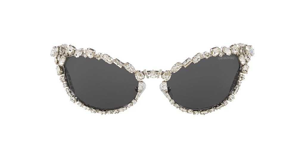 Swarovski SK7013 (59 - 18) with Grey lenses and Silver frame