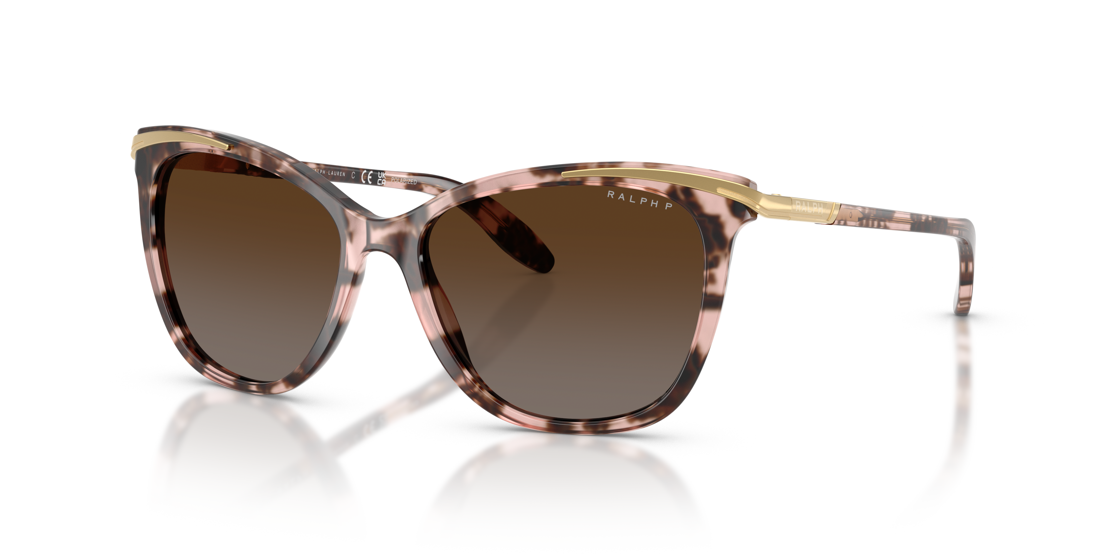 Ralph RA5203 L (54 - 16) with Brown lenses and Pink frame
