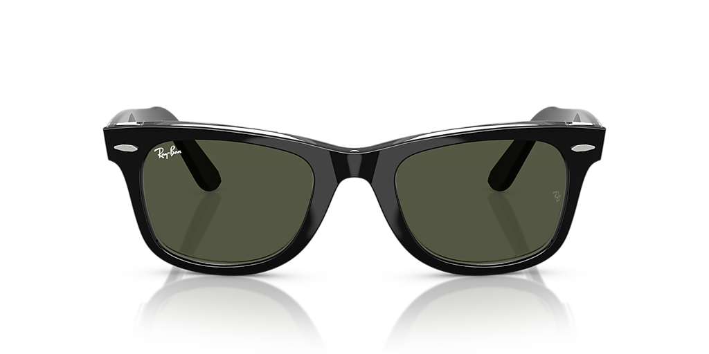 Ray-Ban Original Wayfarer Classic L (52 - 22) with Green lenses