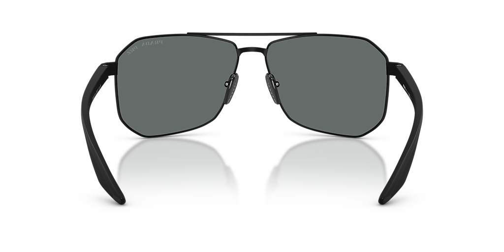 PRADAプラダサングラスSPR05T 53_23 NAI_500 140 2N Prada Linea Rossa PS A53S XXL (62 - 14) with Grey lenses and Black