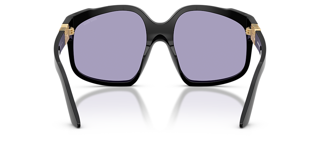 MIU MIUサングラス Miu Miu MU A07S L (59 - 19) with Violet lenses and Black frame