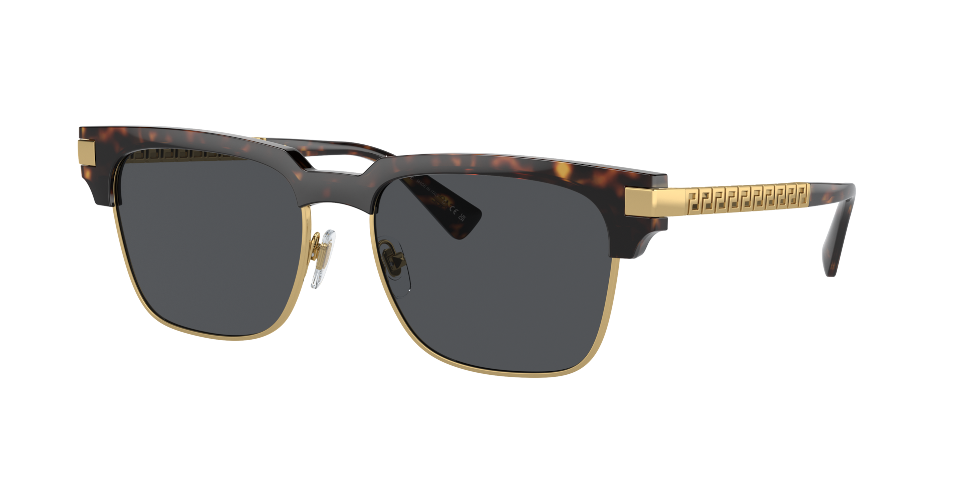 Versace VE4447 XXL (55 - 17) with Grey lenses and Tortoise frame