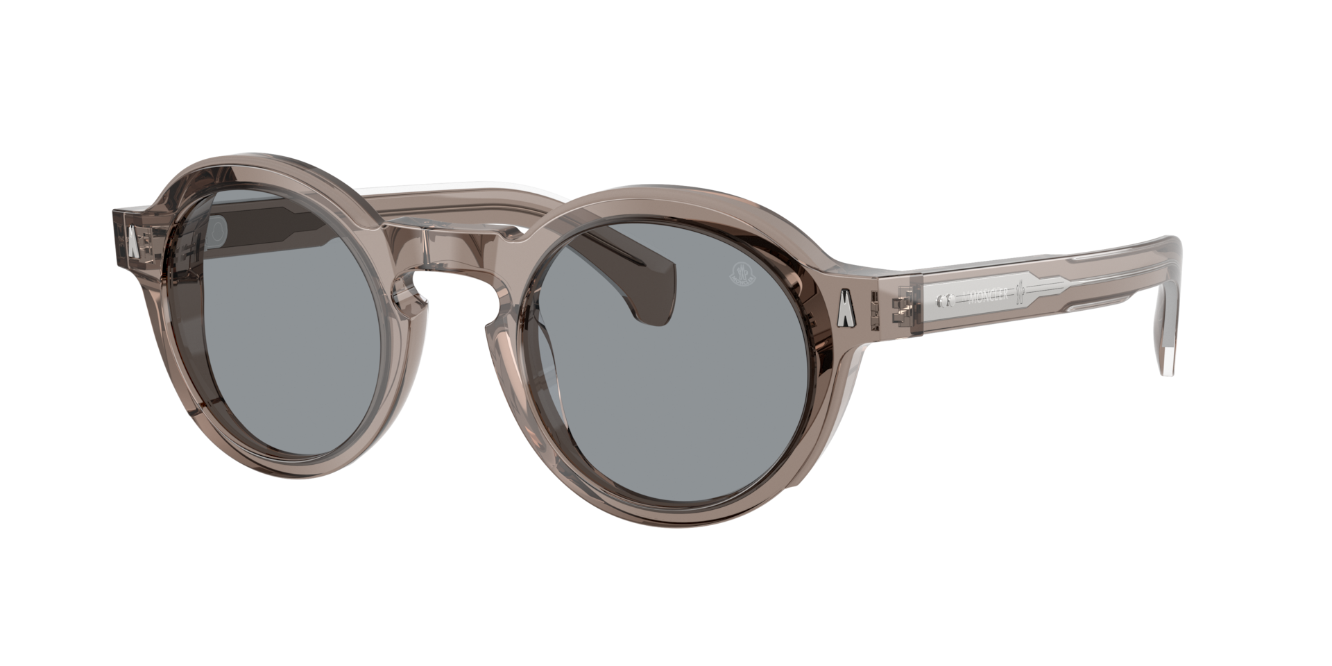 Moncler Unisex Sunglass ME6012 AURONE - Couleur du Monture Gris brillant transparent Couleur de Lentille Gris uni 420 €
