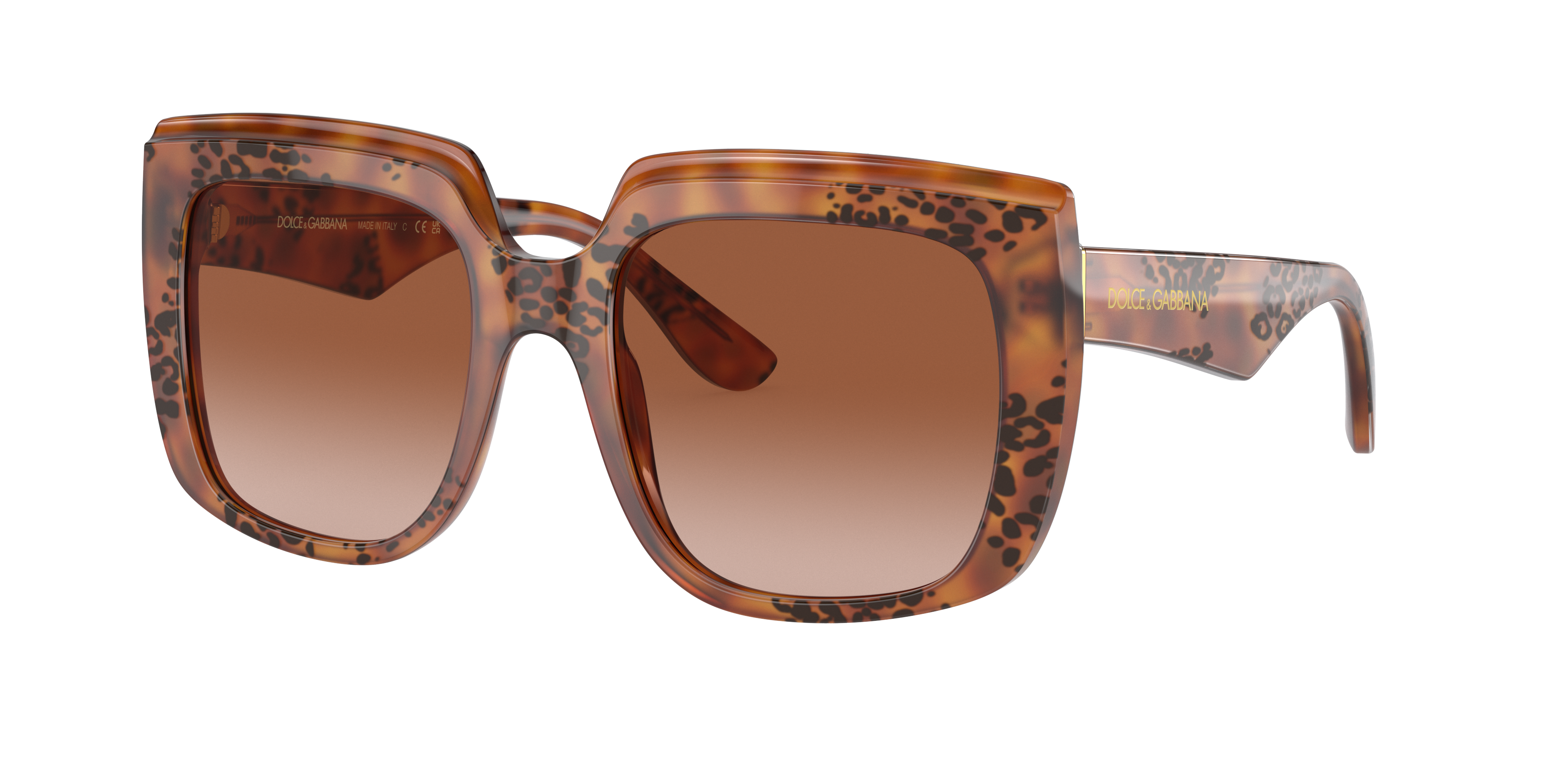 Dolce&Gabbana Woman Sunglass DG4414 -  Frame color: Havana, Lens color: Brown Gradient