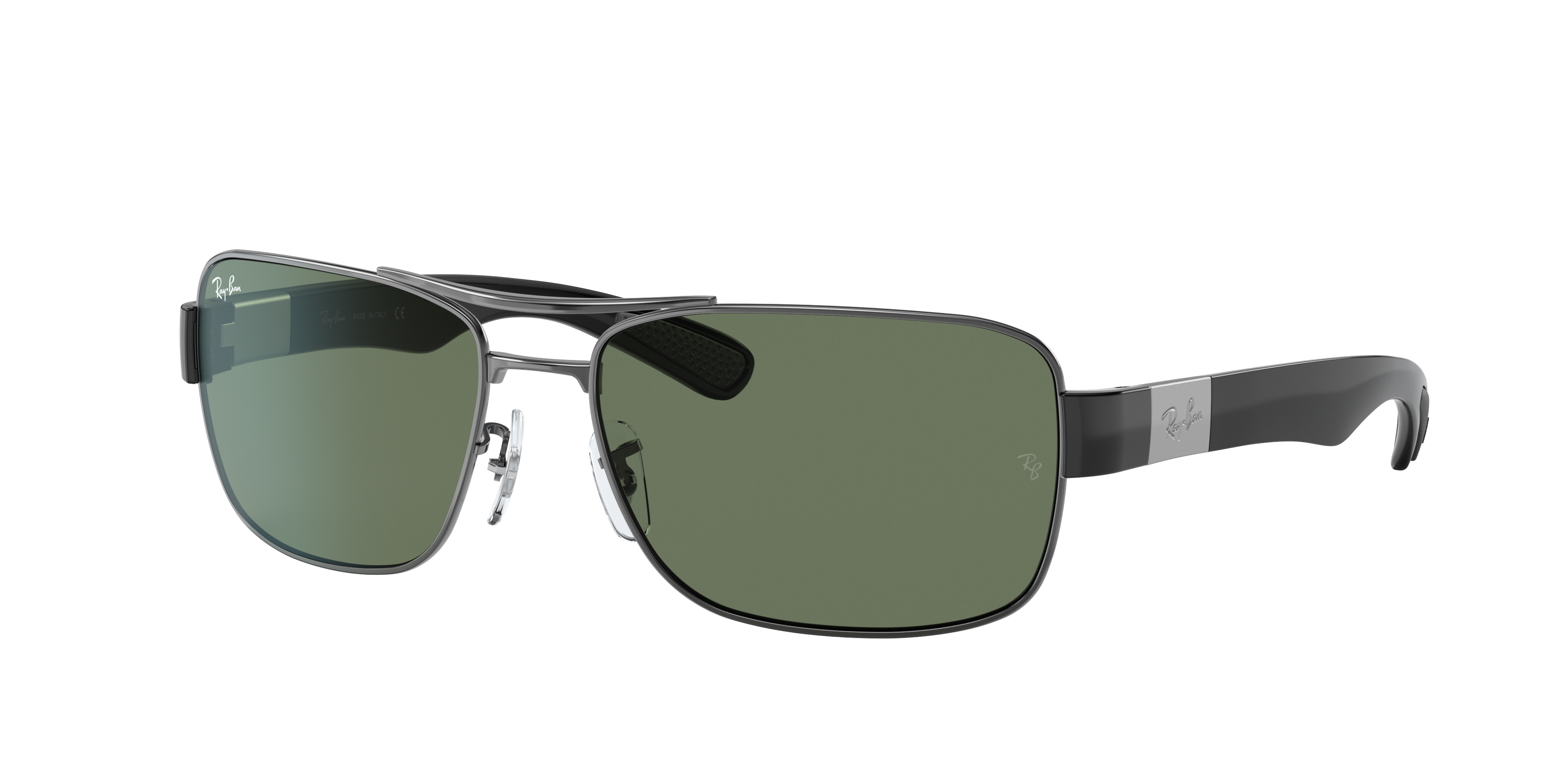 Ray-Ban Man Sunglass RB3522 -  Frame color: Gunmetal, Lens color: Green