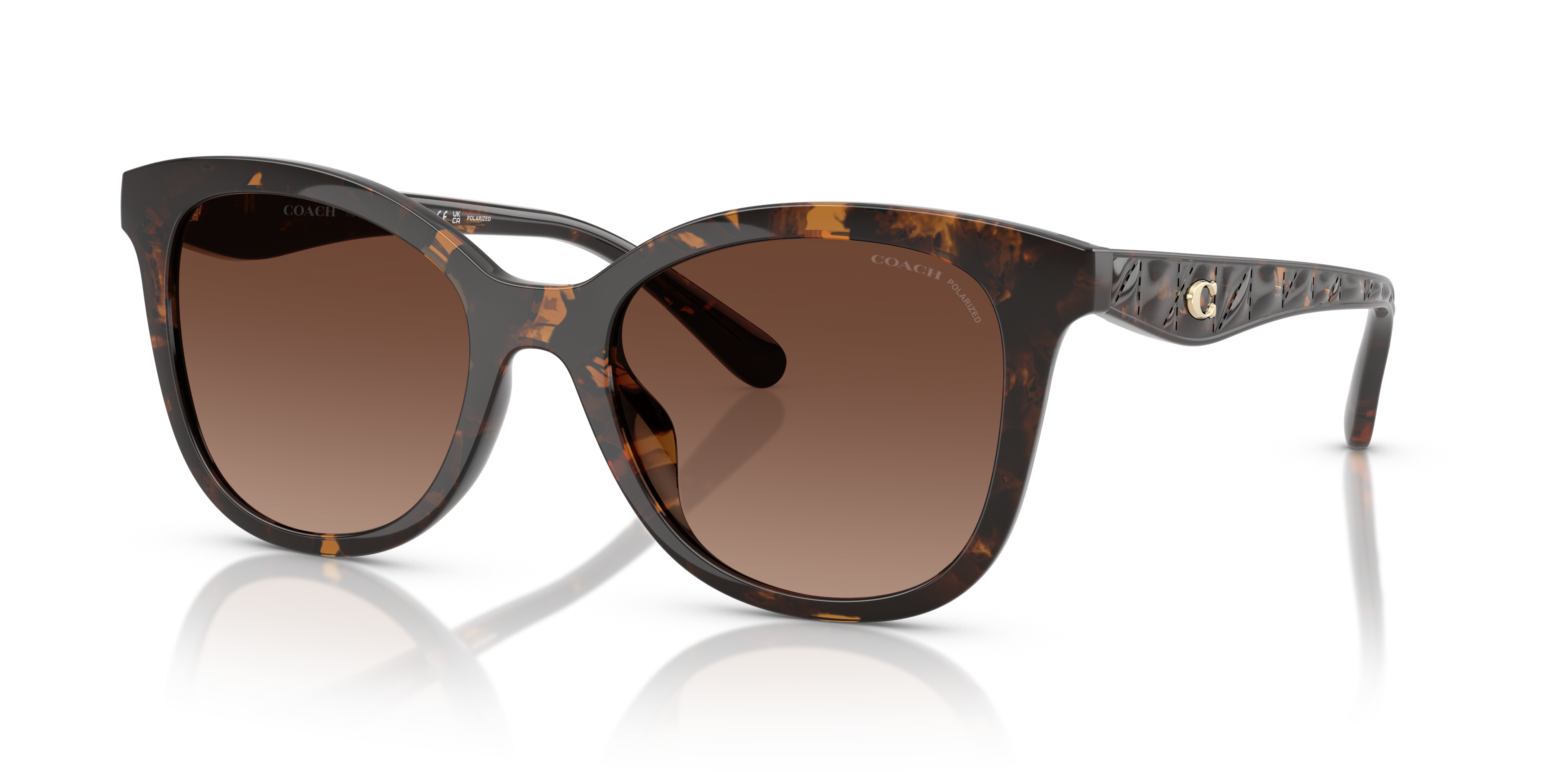 Coach CAD25 XL (55 - 20) with Brown lenses and Tortoise frame