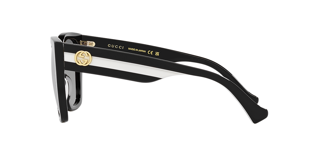 Gucci GG1300S M (55 - 19) with Grey lenses and Black frame