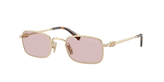 Miu Miu MU 56ZS L (56 - 17) with Grey lenses and Gold frame