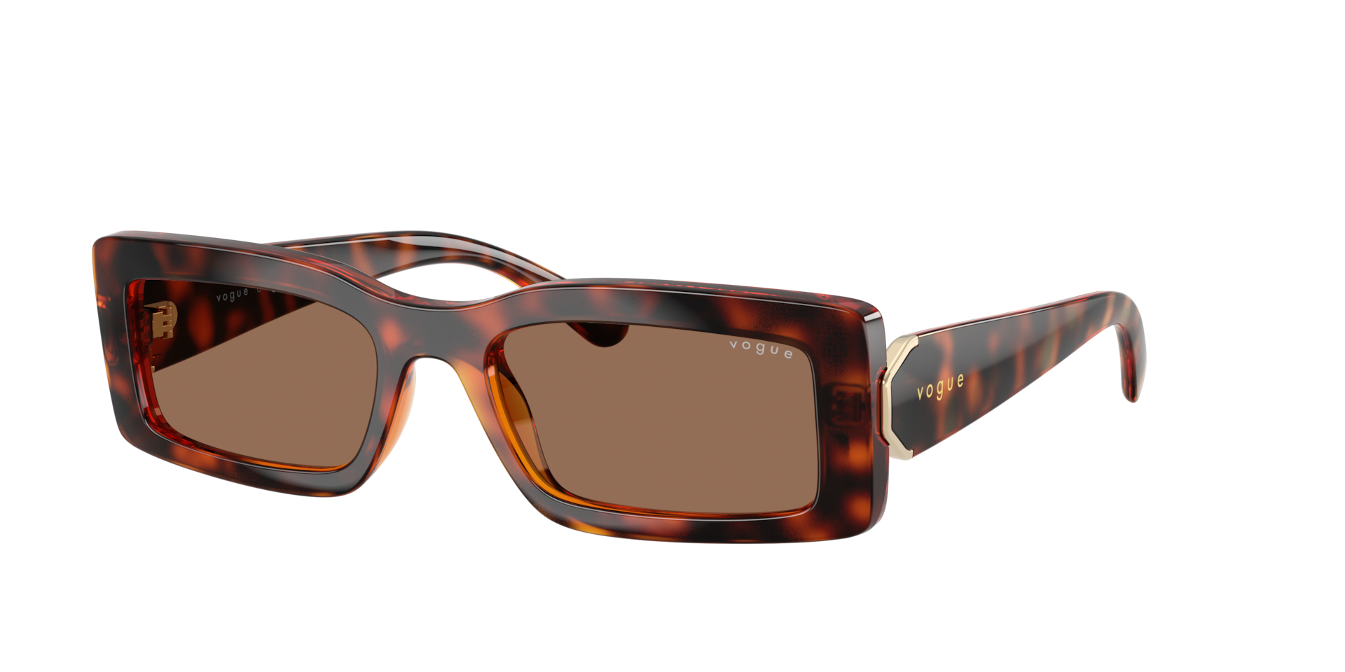 Vogue Eyewear Woman Sunglass VO5674S -  Frame color: Dark Havana, Lens color: Dark Brown