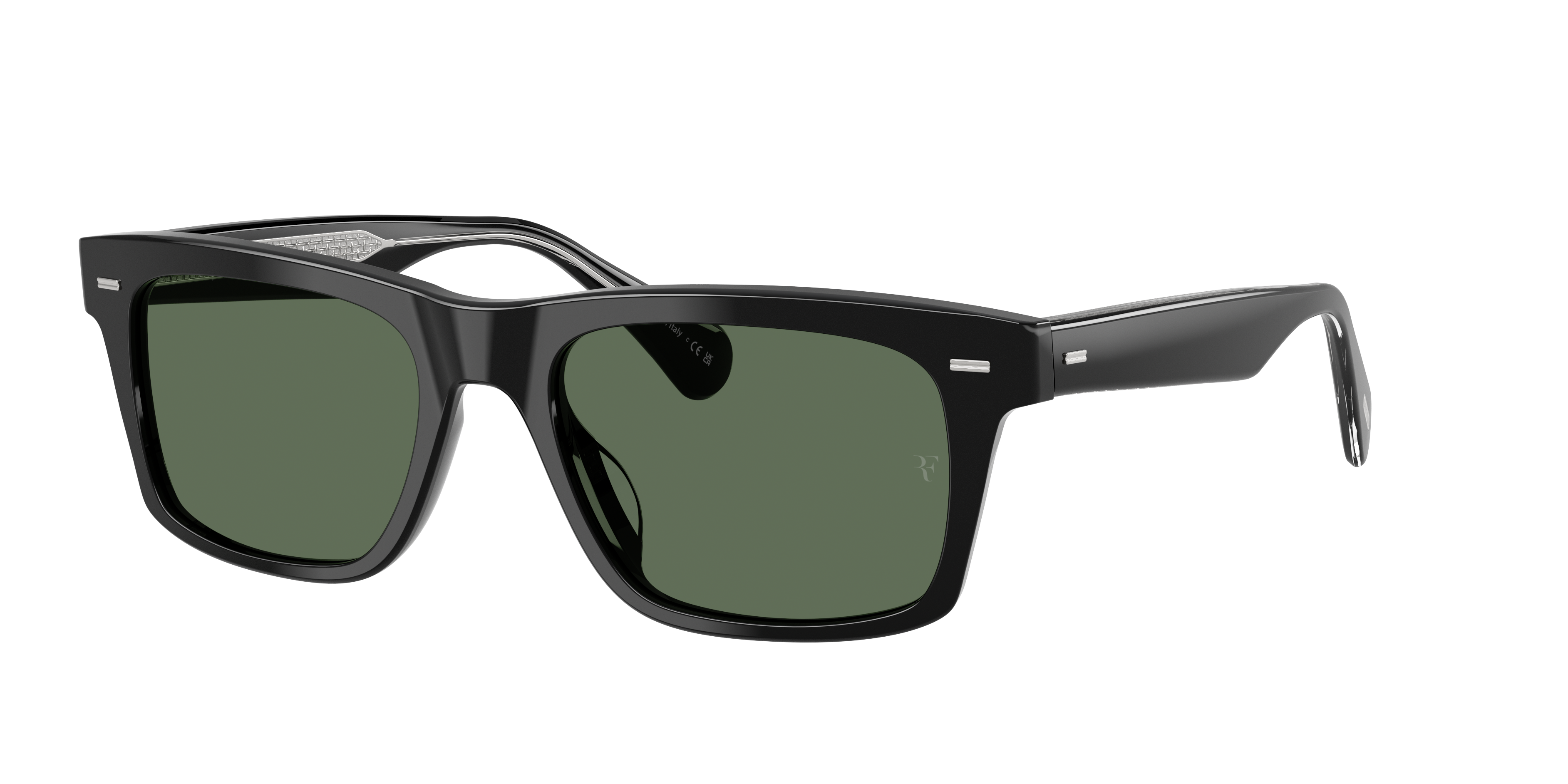 Oliver Peoples Man Sunglass R-16 -  Frame color: Black, Lens color: G-15 Polarised
