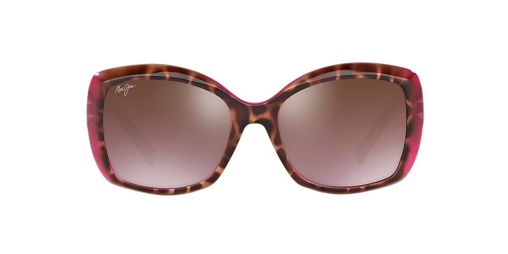 Maui Jim 735 Orchid M (56 - 19) with Pink lenses and Tortoise