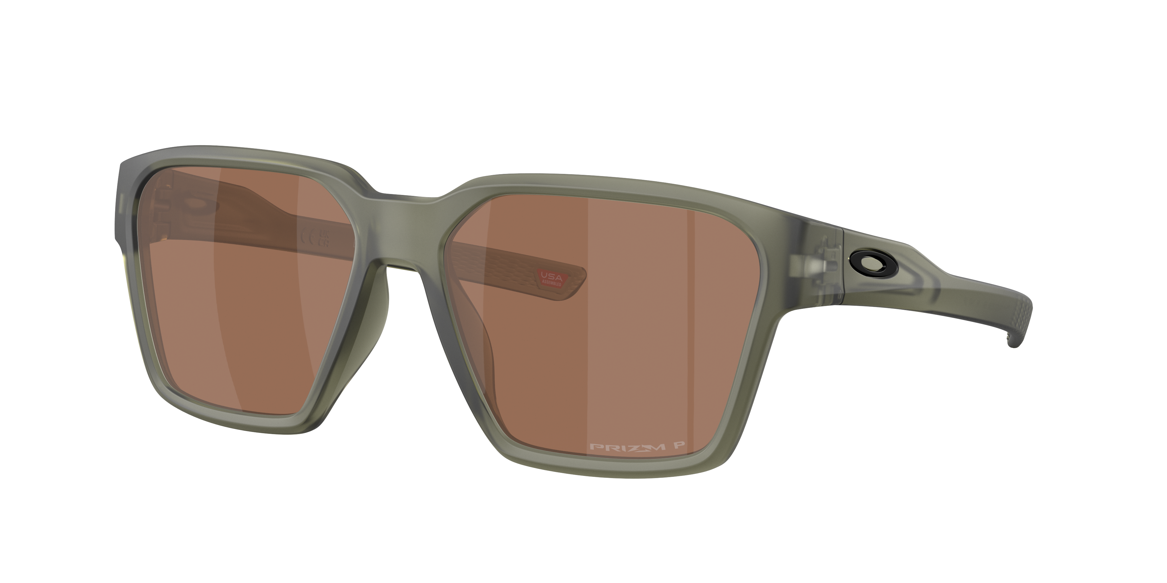 Oakley Man Sunglass Briza -  Frame color: Matte Olive Ink, Lens color: Prizm Tungsten Polarized