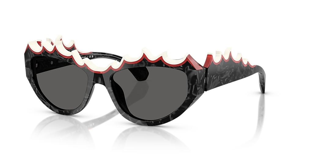 Alain Mikli A05514 S (54 - 16) with Grey lenses and Black frame