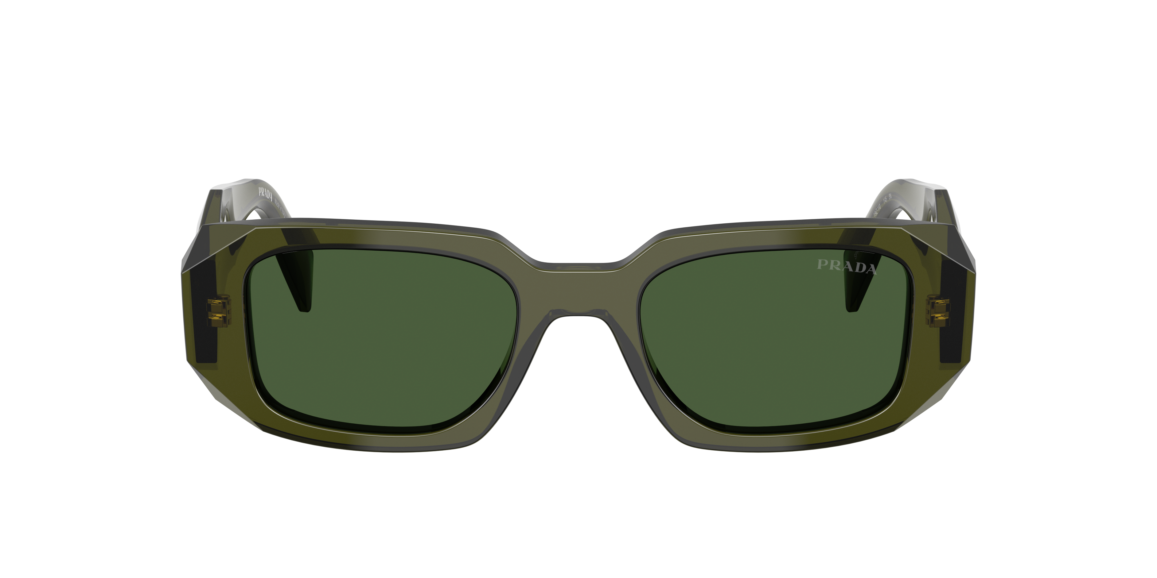Prada PR 17WSF S (51 - 20) with Green lenses and Green frame