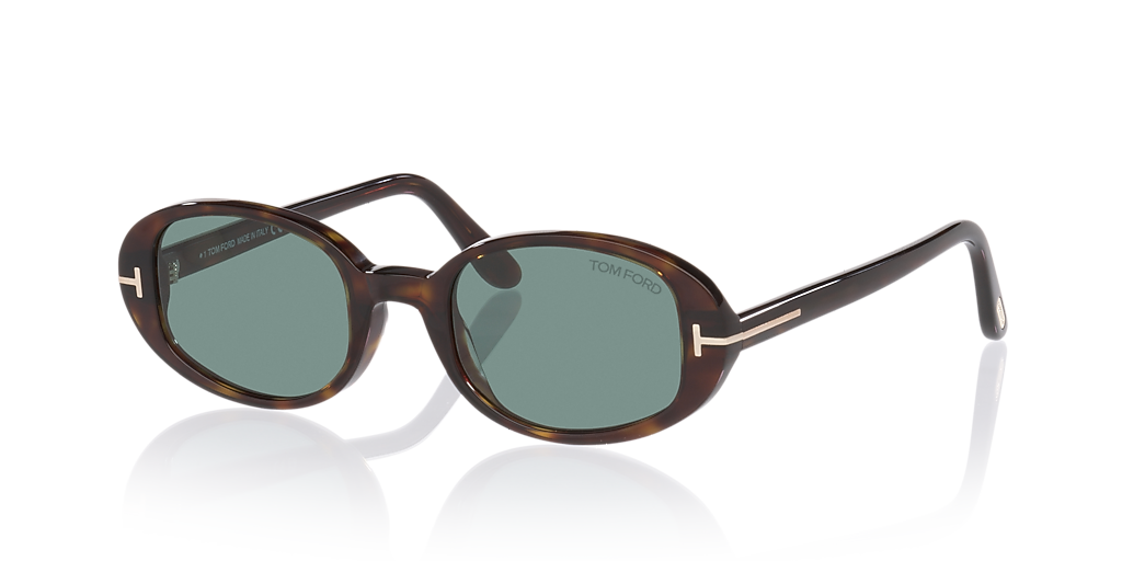 Tom Ford Iggy L (49 - 21) with Green lenses and Tortoise frame