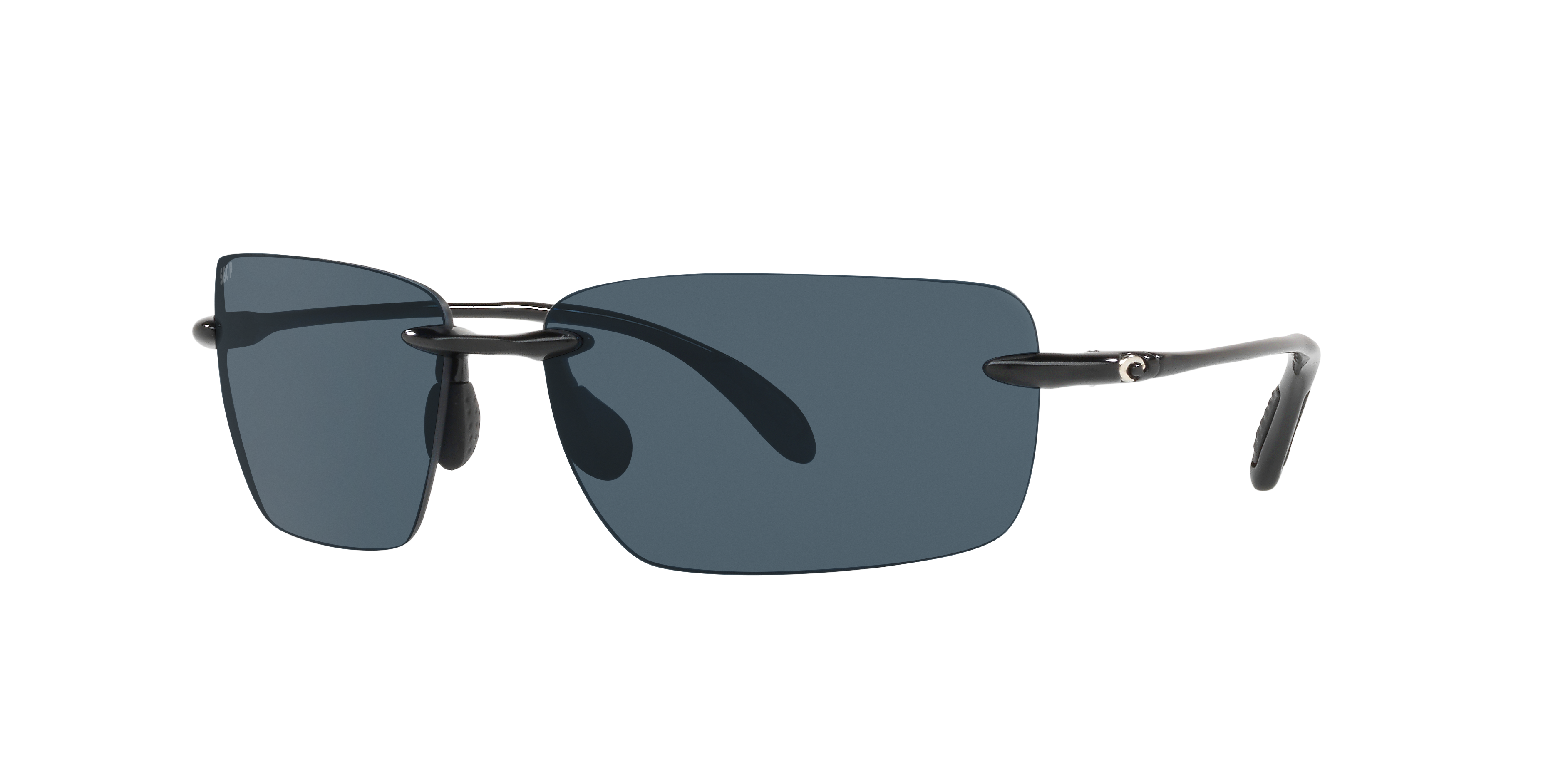 Costa Man Sunglass Gulf Shore -  Frame color: Shiny Black, Lens color: Gray