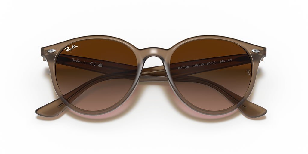 Ray-Ban RB4305 M (53 - 19) with Brown lenses and Beige frame