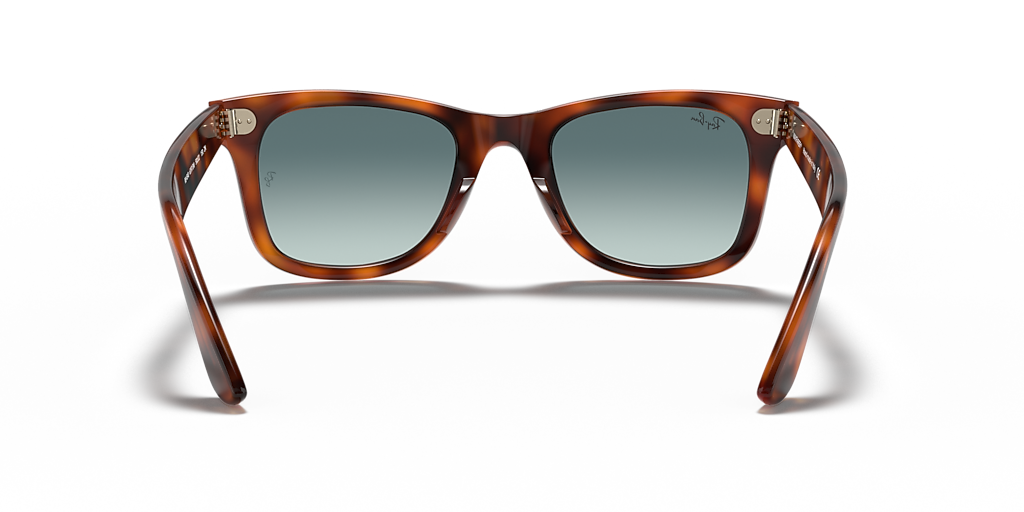 Ray-Ban Wayfarer Ease M (50 - 22) with Blue lenses and Tortoise
