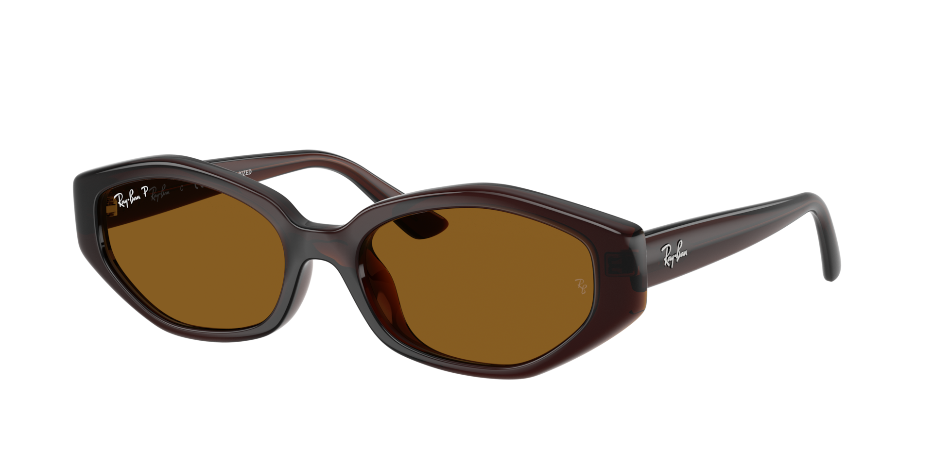 Ray-Ban Unisex Sunglass RB4473D -  Frame color: Dark Brown, Lens color: Dark Brown Polarized