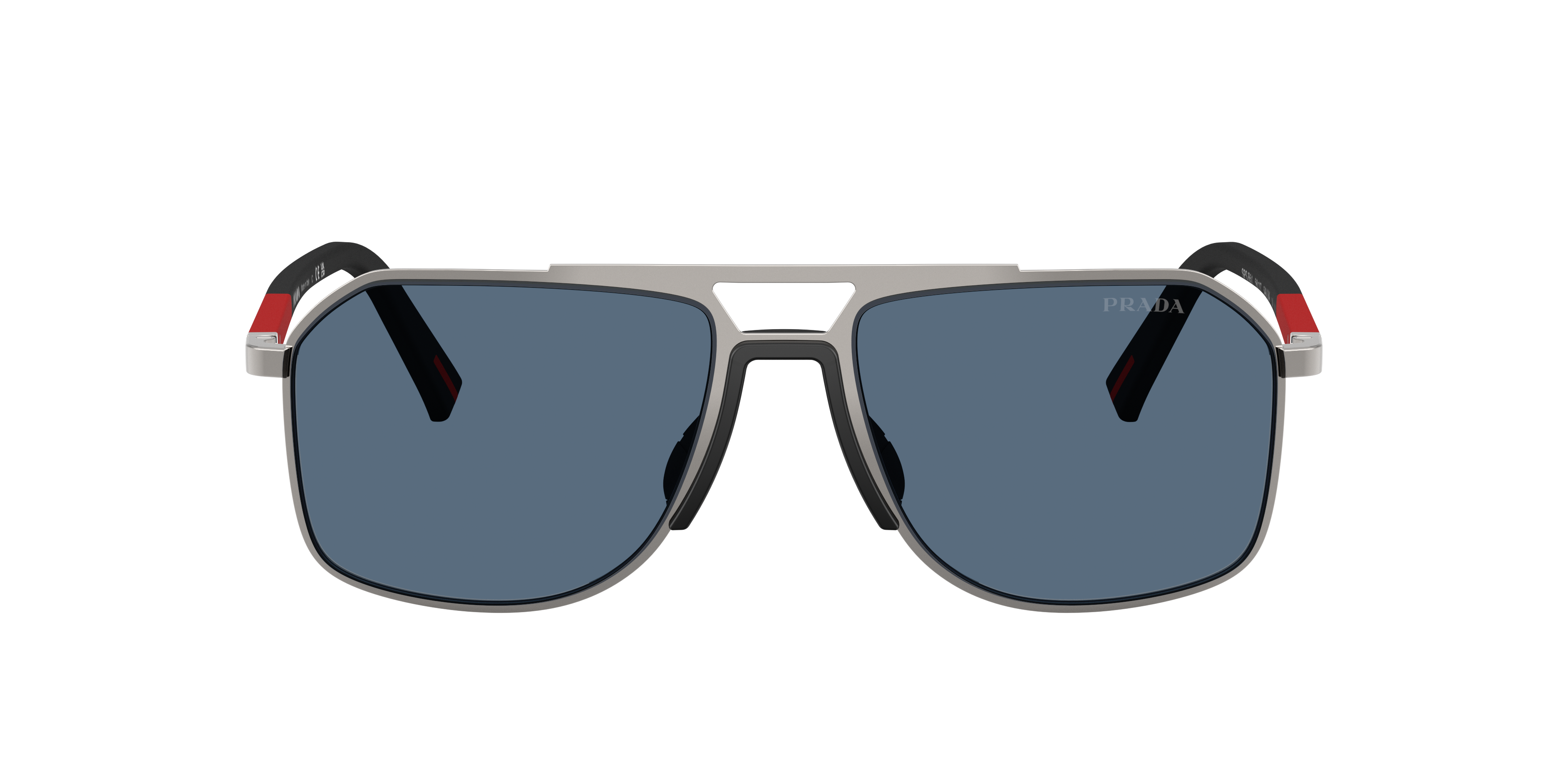Prada Linea Rossa PS B51S L (56 - 17) with Blue lenses and Grey