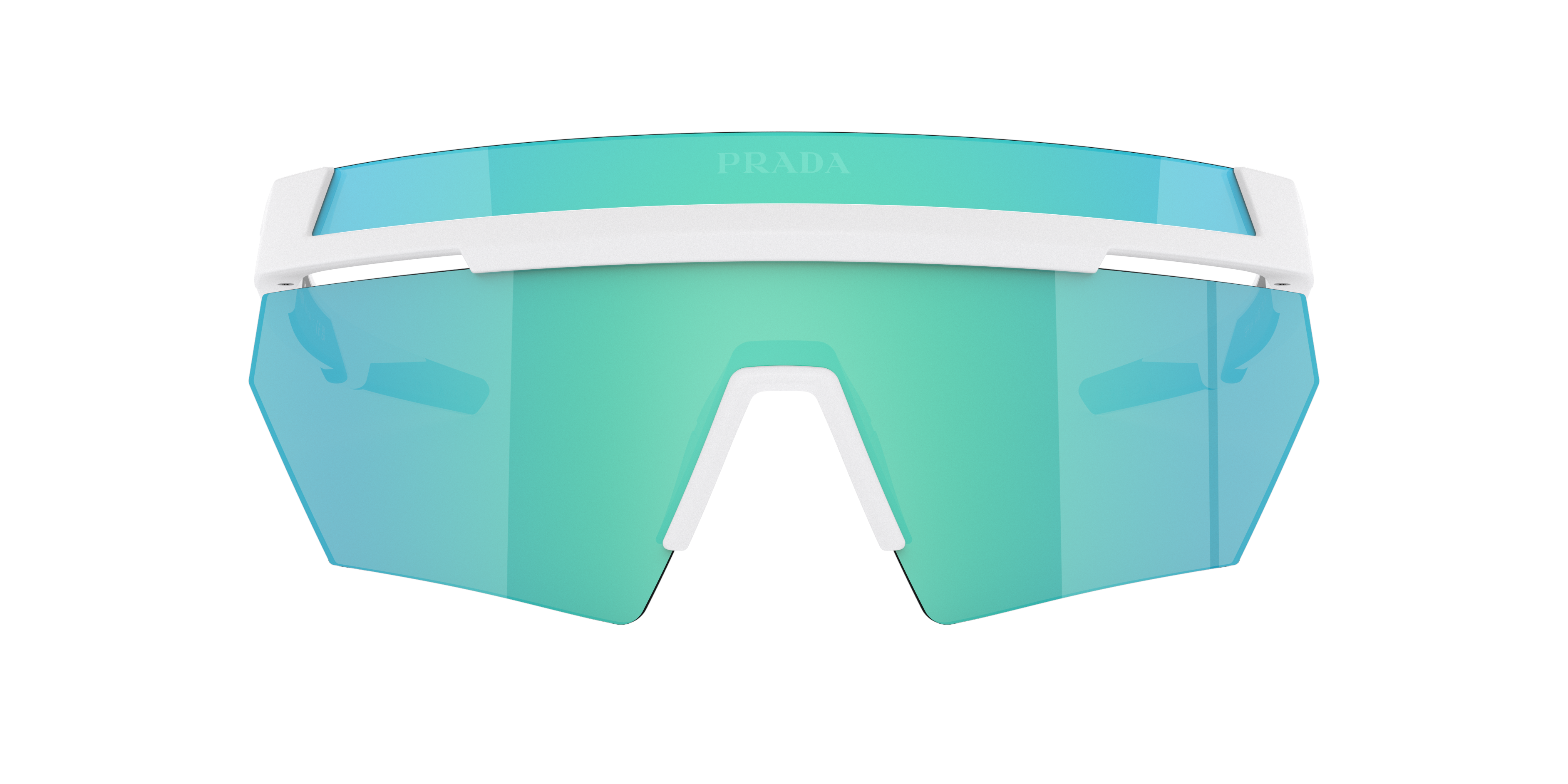 Prada Linea Rossa PS 01YS L (0 - 144) with Blue lenses and White