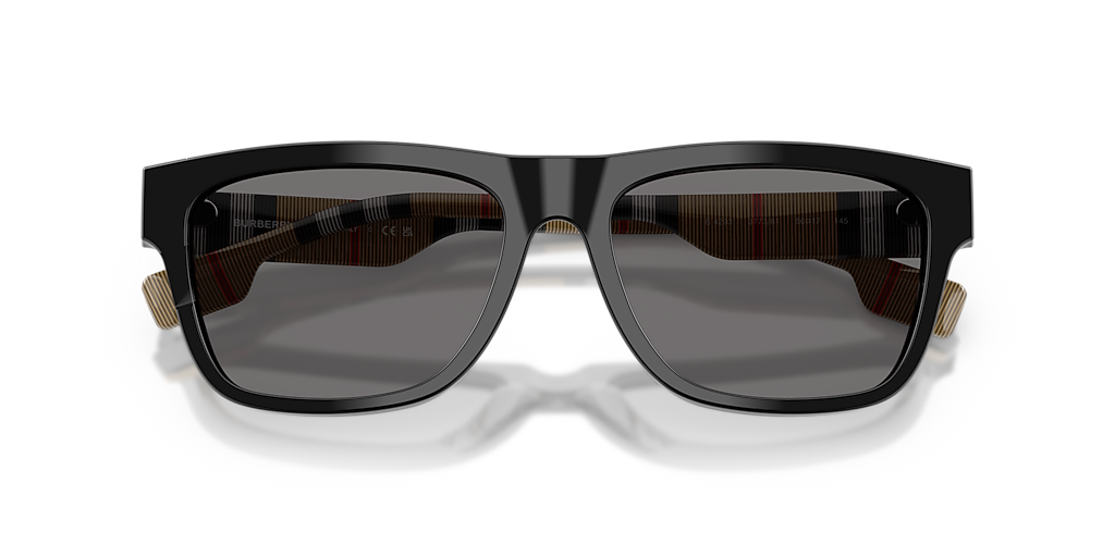 Burberry BE4293 L (56 - 17) with Grey lenses and Black frame