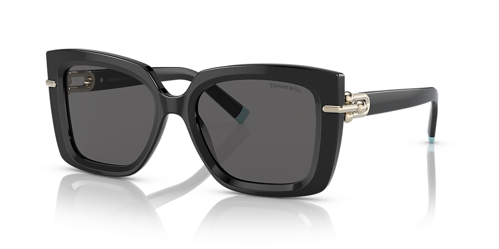Tiffany & Co. TF4199 XL (53 - 18) with Grey lenses and Black frame