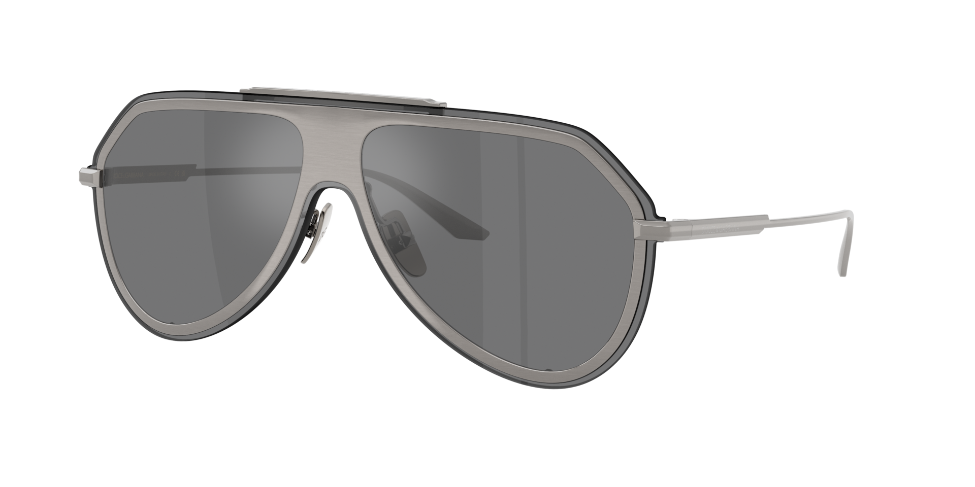 Dolce&Gabbana Man Sunglass DG2309 -  Frame color: Brushed Gunmetal, Lens color: Grey Mirror Black