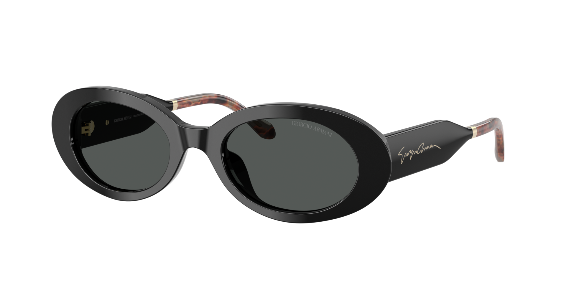 Giorgio Armani Femme Sunglass AR8234U - Couleur du Monture: Noir, Couleur de Lentille: Gris foncé