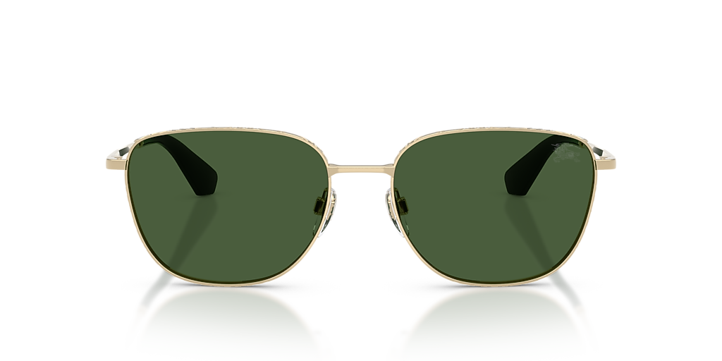 Burberry BE3171 XL (57 - 17) with Green lenses and Gold frame