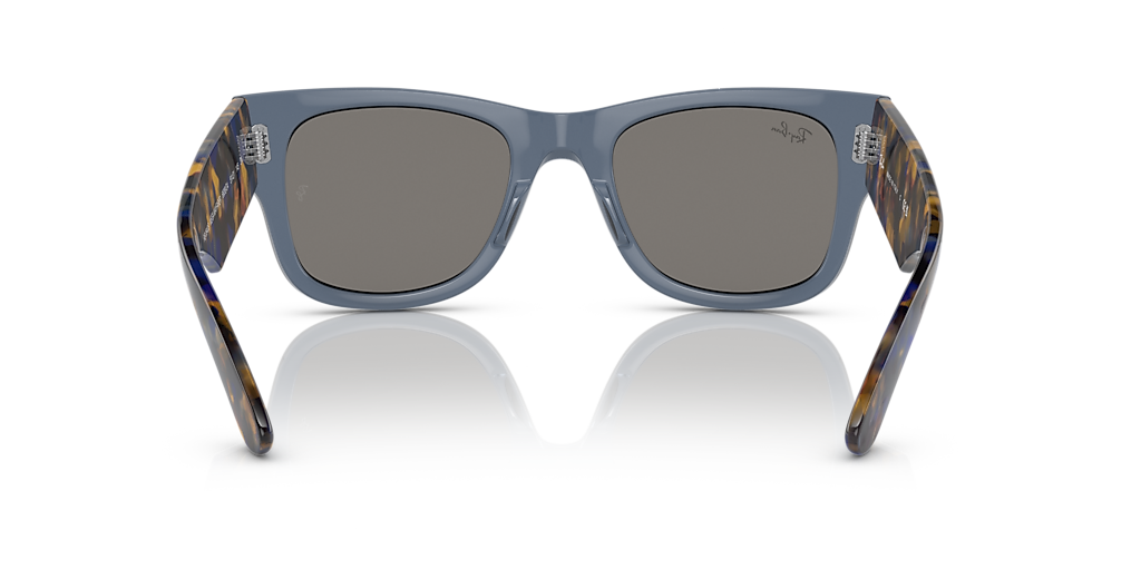 Ray-Ban Mega Wayfarer M (51 - 21) with Blue lenses and Blue frame 