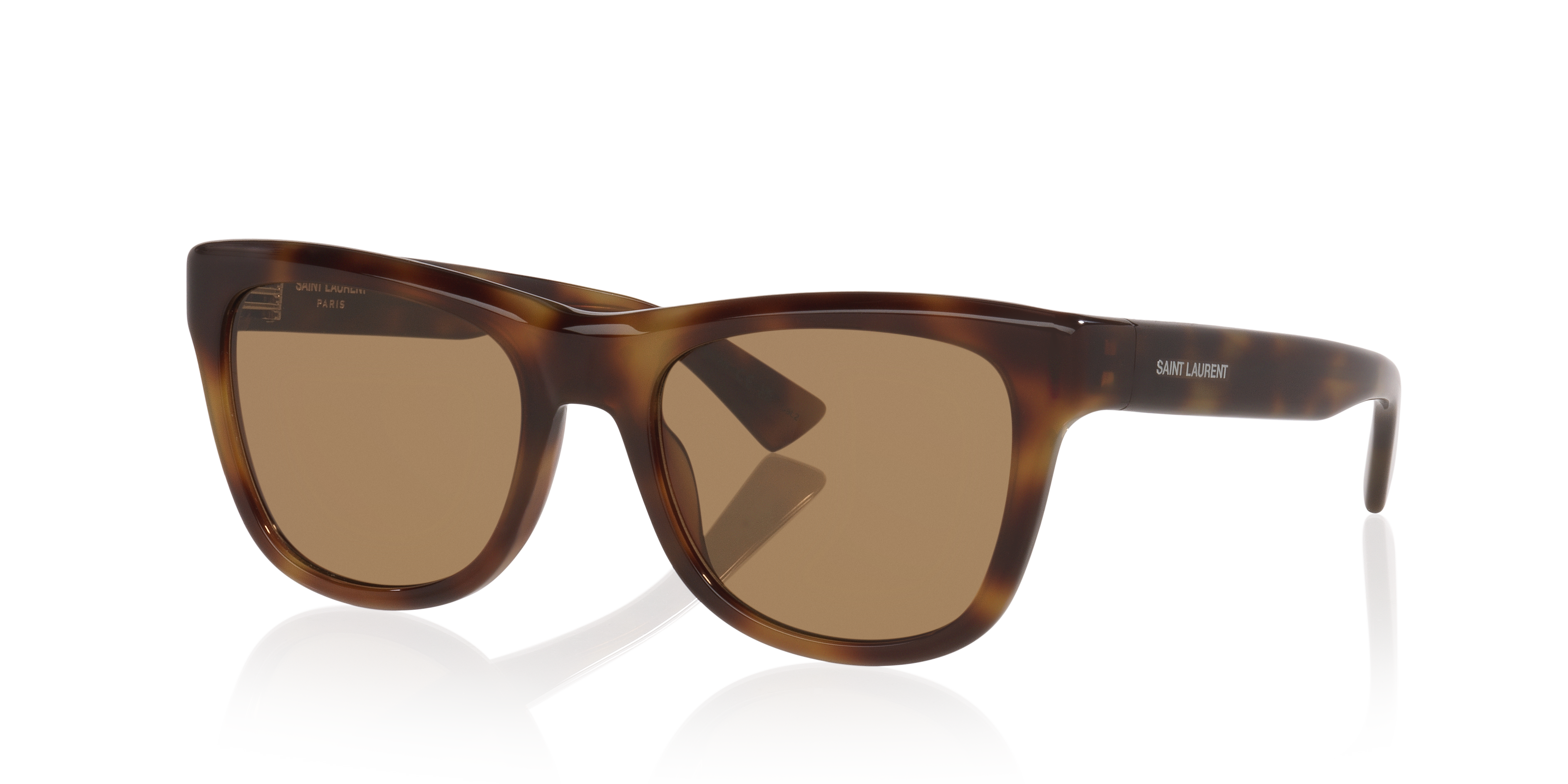 Saint Laurent SL816 M (54 - 19) with Brown lenses and Tortoise