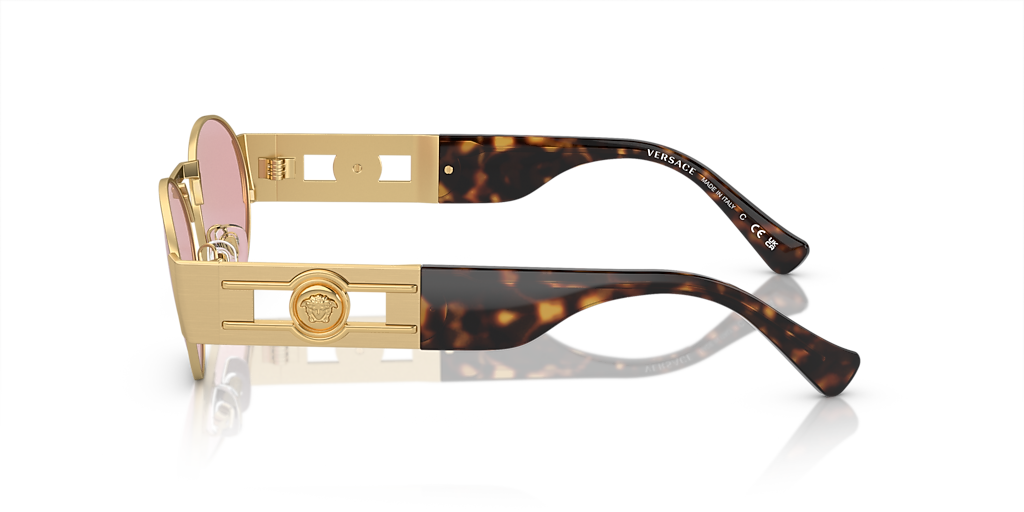 Versace VE2264 L (56 - 18) with Violet lenses and Gold frame