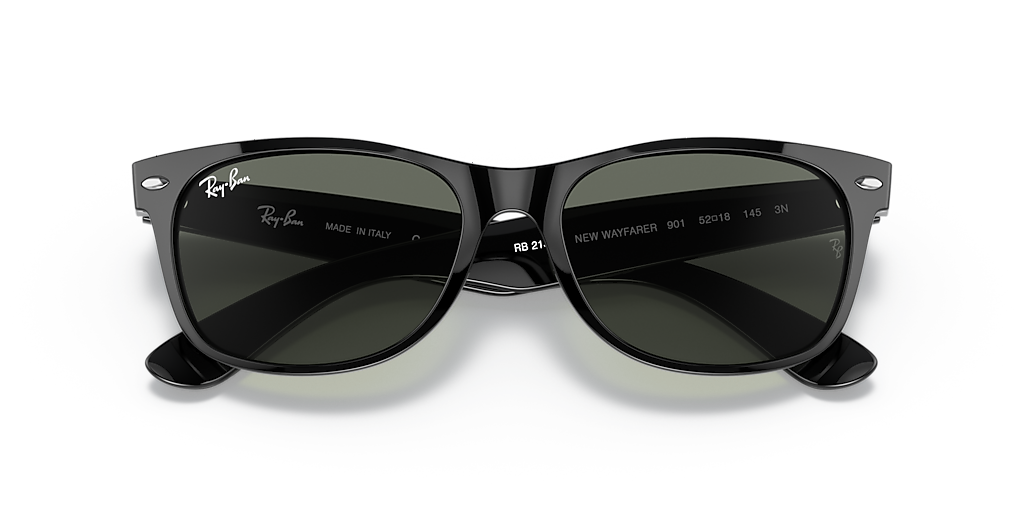 Ray-Ban New Wayfarer Classic XL (58 - 18) with Green lenses and