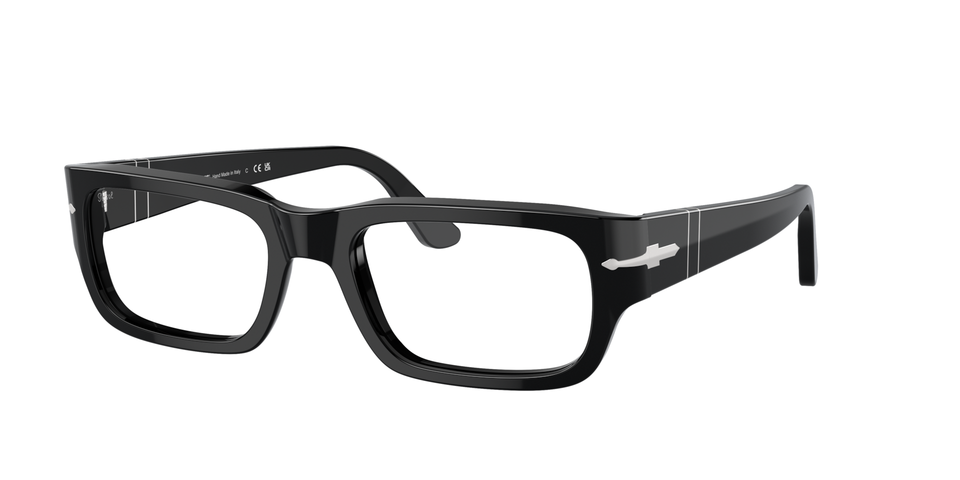 Persol Unisex Sunglass Adrien - Transitions® -  Frame color: Black, Lens color: Transitions Dark Grey