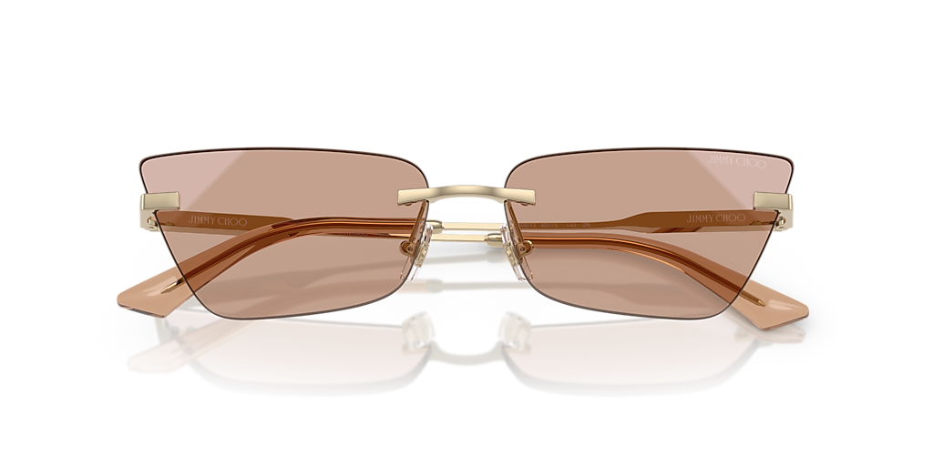Jimmy Choo JC4012 M (60 - 15) with Brown lenses and Gold frame