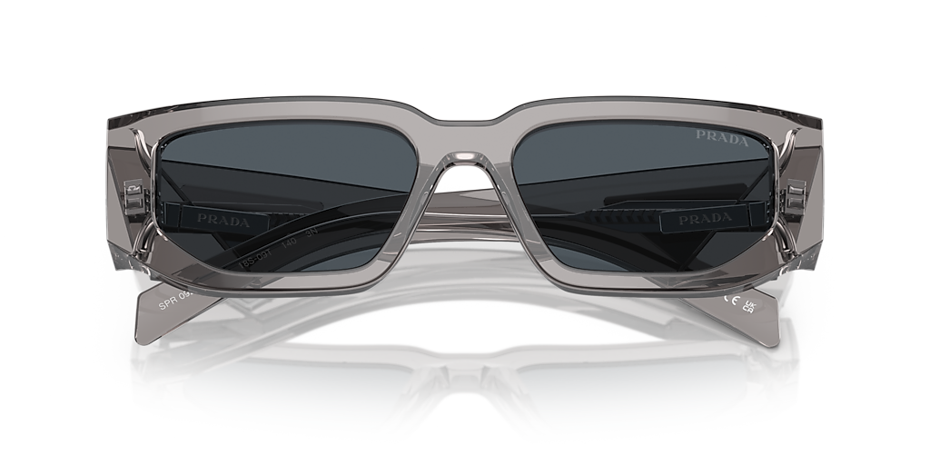 Prada PR 09ZS M (54 - 18) with Grey lenses and Grey frame