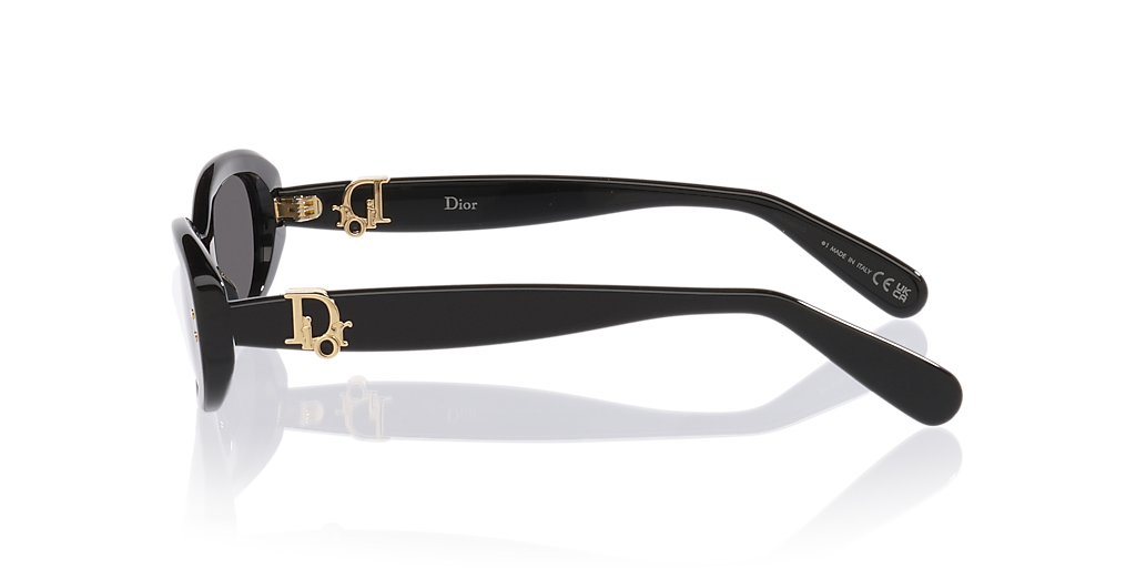 DIOR DIOROBLIQUE B1I XS (52 - 19) with Grey lenses and Black frame