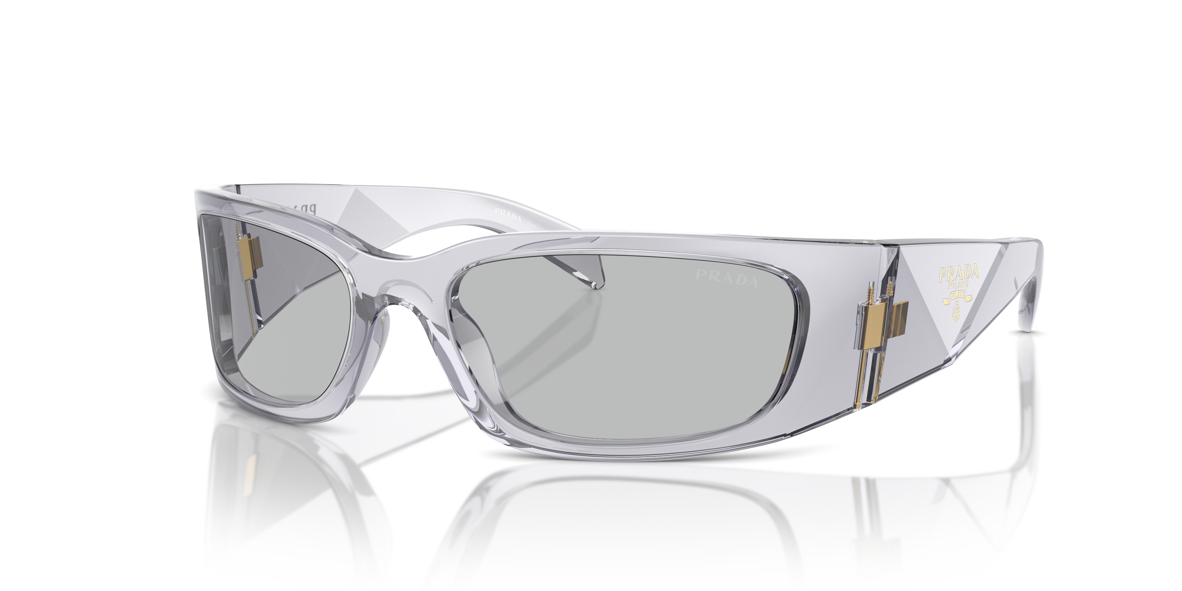 Prada PR A14S L (60 - 18) with Grey lenses and Grey frame