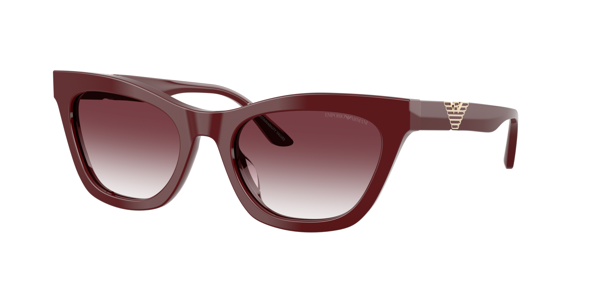 Emporio Armani Woman Sunglass EA4259U -  Frame color: Shiny Bordeaux, Lens color: Clear Gradient Dark Violet