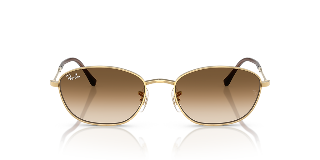 Ray-Ban RB3749 XXL (58 - 18) with Brown lenses and Gold frame
