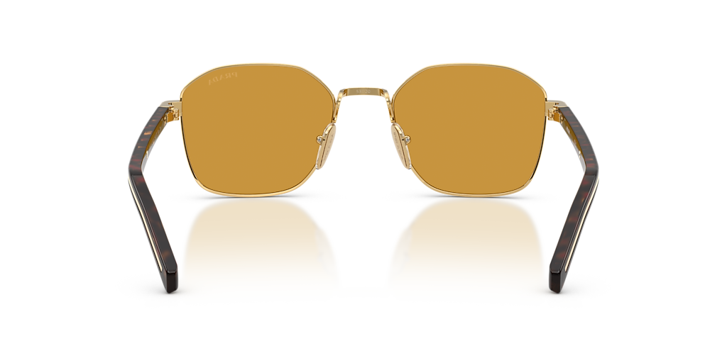 Prada PR C50S S (53 - 20) with Brown lenses and Gold frame