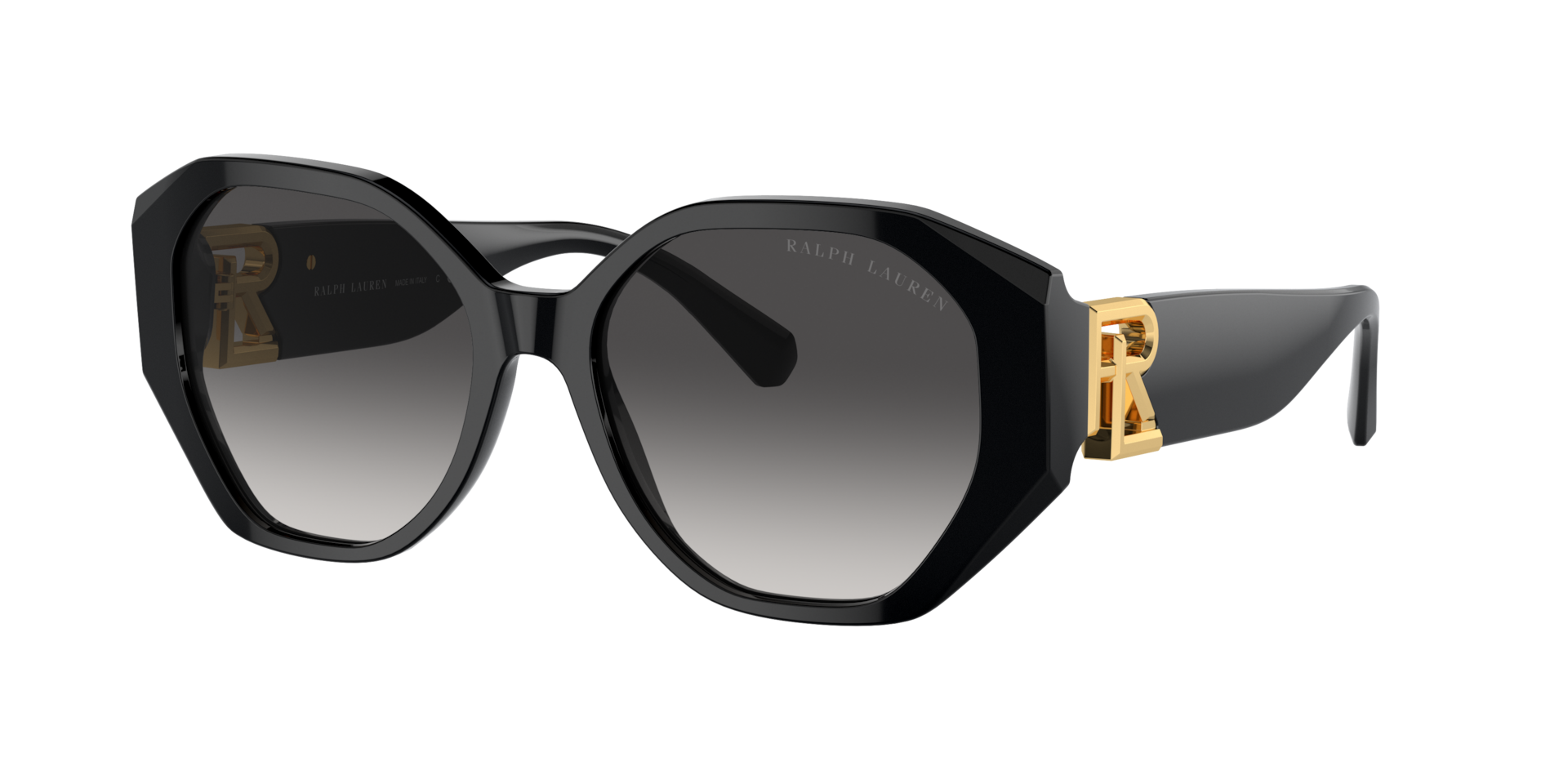 Ralph Lauren Woman Sunglass The Juliette -  Frame color: Black, Lens color: Grey Gradient