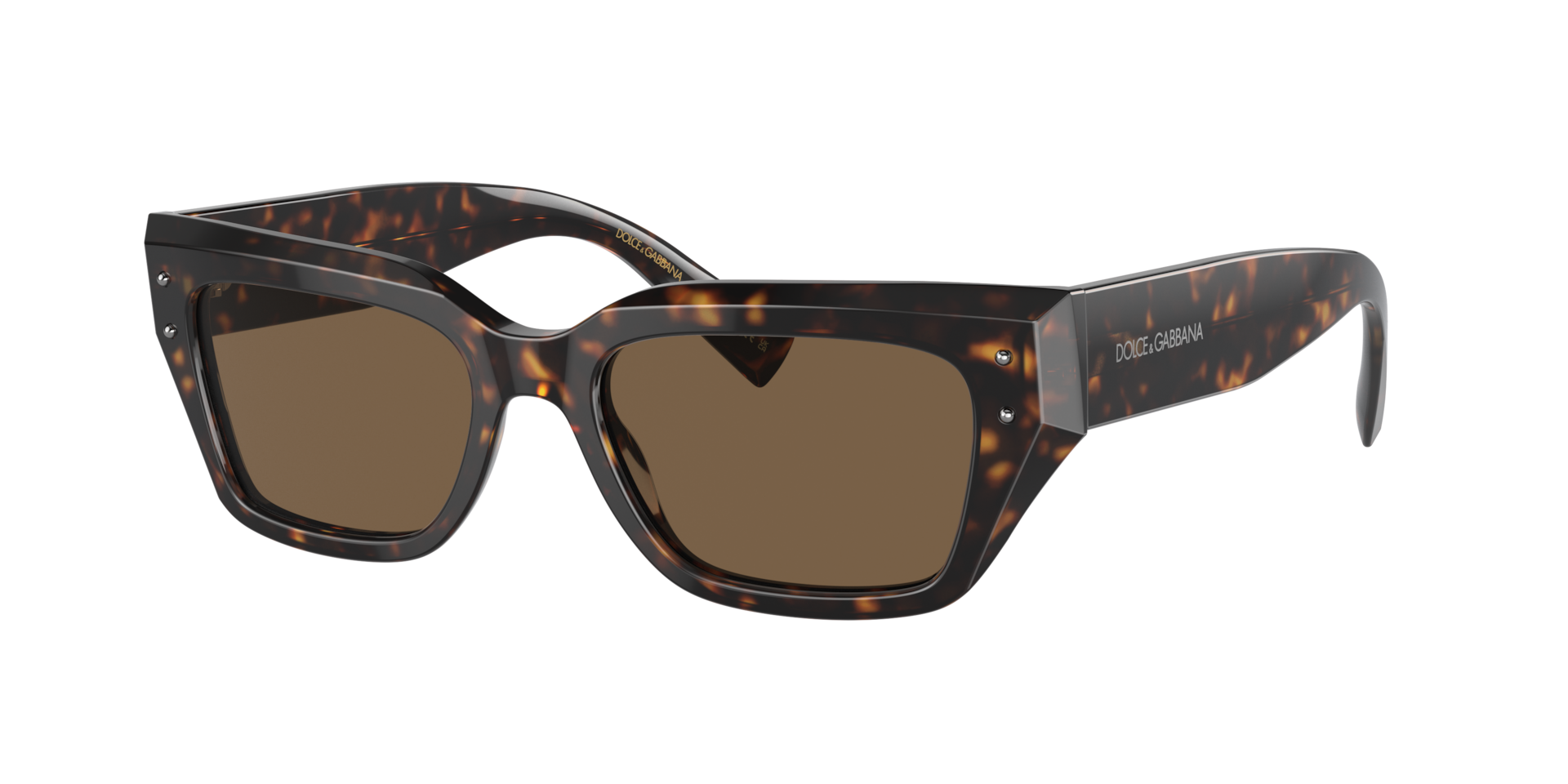 DolceGabbana Femme Sunglass DG4462 - Couleur du Monture Havana Couleur de Lentille Marron fonc 199 €