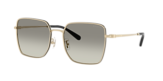 Coach CBZ51 XXL (56 - 19) with Grey lenses and Gold frame