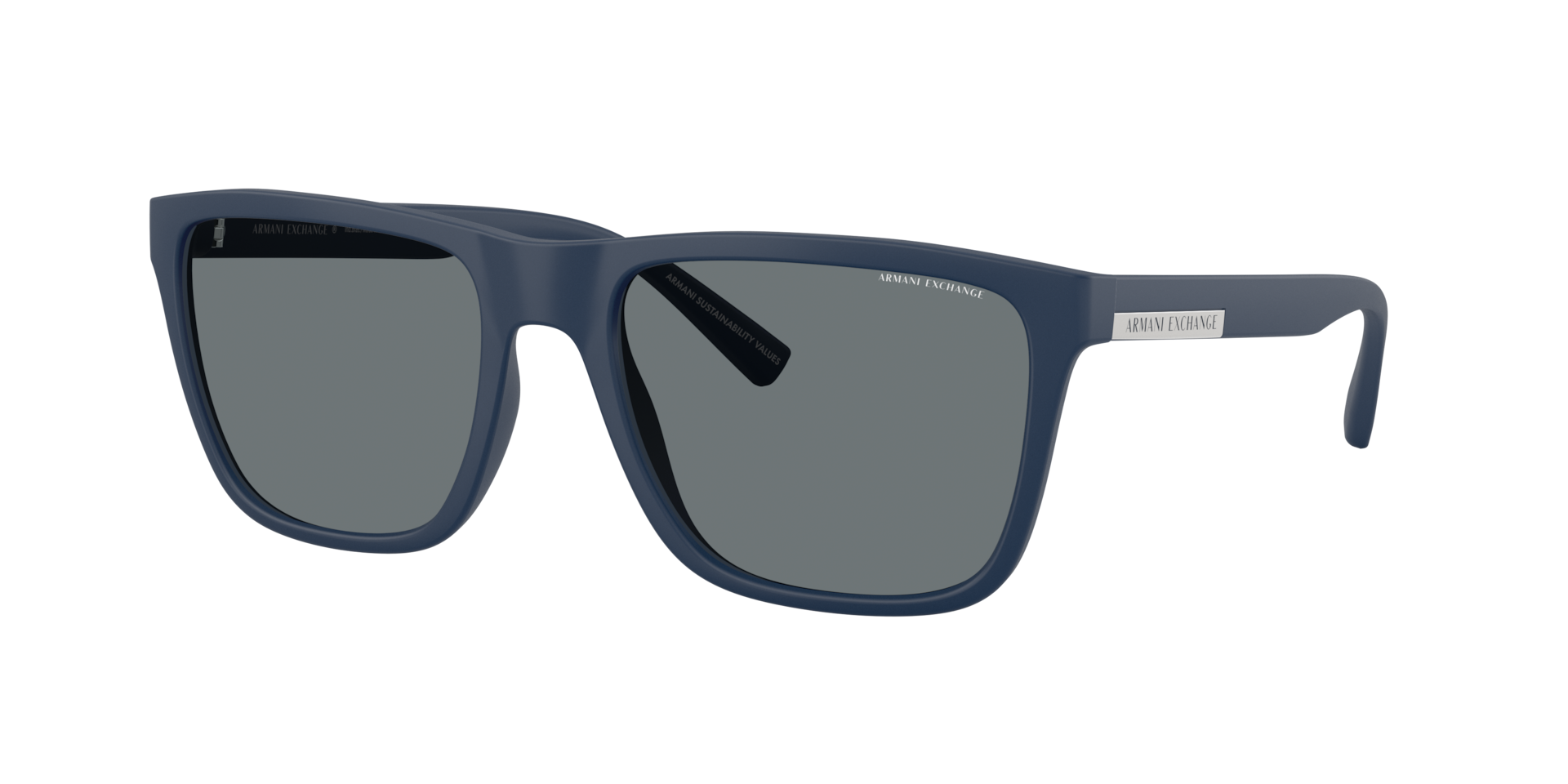 Armani Exchange AX4080S L (57 - 19) with Blue lenses and Blue