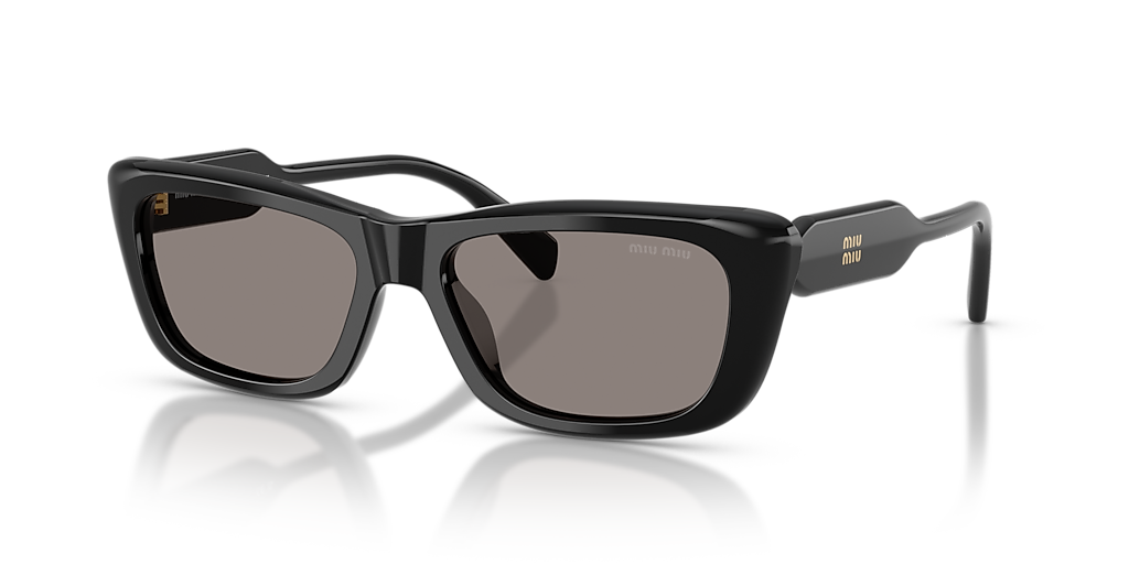 Miu Miu MU B12S M (56 - 17) with Grey lenses and Black frame